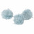 Adori Spielzeug Fluff Balls - Katzenspielzeug - 4x4x4 cm Blau