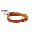 Adori Halsband Fettleder Mit Print Cognac - Hundehalsband - 45x1.8 cm