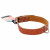 Adori Halsband Fettleder Mit Print Cognac - Hundehalsband - 55x2.5 cm