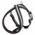 Adori Nylon Soft Geschirr Cross Schwarz&Reflektierend - Hundegeschirr - M/L