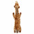 Adori Hundespielzeug Skinny Giraffe - Plüschtier - 62 cm Braun