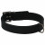 Adori Halsband Fettleder Gefüttert Schwarz&Schwarz - Hundehalsband - 55x2.5 cm