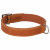 Adori Halsband Fettleder Gefüttert Cognac&Cognac - Hundehalsband - 55x2.5 cm