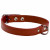 Adori Halsband Leder Mit Print Rot - Hundehalsband - 45x1.8 cm