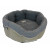 Happy-House Mand Luxury Living - Hundebett - 46x46x21 cm Grau Small