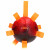 Dog Comets Hypernova 15 cm - Hundespielzeug - Orange
