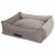 Wooff Korb Cocoon Velours Grau - Hundekorb - Large
