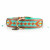 Dwam Halsband Paddy Lee Türkis - Hundehalsband - 38-47 x 4 cm