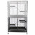 Keddoc Rattenkooi Animal Home Penthouse Bottom - Tierunterkunft - 93,5x63x83,5 cm Anthrazit