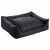 Maxxnobel Orthopädisches Sofa Lederoptik/Teddy Schwarz&Anthrazit - Hundesofa - Klein