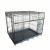 Adori Bank Mit 2 Schiebetüren Schwarz - Hundebox - 76x53x61 cm