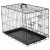 Adori Bench 2-Tür Schwarz - Hundebox - 76x48x54 cm
