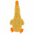 Adori Hundespielzeug Skinny Ente - Kuscheltier - 40 cm Gelb