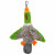 Adori Hundespielzeug Skinny Ente - Plüschtier - 40 cm Mehrfarbig