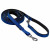Adori Trainingsleine Nylon Soft Blau&Schwarz - Hundeleine - 200X1.5 cm