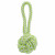 Adori Flos Ball Mit Schlaufe Weiß&Limette - Hundespielzeug - 20 cm