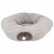 Adori 2-In-1 Katzentunnel Mittens - Katzenspielzeug - 80x80x25 cm Grau