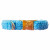 Dogguo Teddy Halsband Blau - Hundehalsband - 42-68 cm