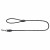 Hunter Führleine Freestyle Nylon Rund Schwarz - Hundeleine - 110x0.8 cm