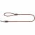 Hunter Führleine Freestyle Nylon Rund Braun - Hundeleine - 110x0.8 cm