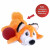 Kong Cozie Pocketz Fox - Hundespielzeug - 32x18 cm Medium