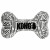 Kong Maxx Bone Weiß&Grau - Hundespielzeug - Klein/Mittel