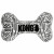 Kong Maxx Bone Weiß&Grau - Hundespielzeug - Medium/Groß