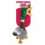Kong Shakers Honkers Duck - Hundespielzeug - Grau Braun Grün Large