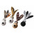 Kong Wubba Floppy Ears Assorti - Hundespielzeug - Klein